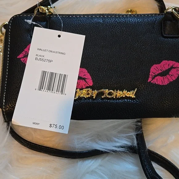 💋NEW Betsey Johnson Cat-eye lady Face Purse Clutch - Picture 10 of 13